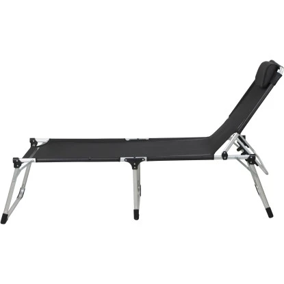 Siena Garden Dreibeinliege Sole Schwarz 214 Cm X 70 Cm X 45 Cm – Bild 4