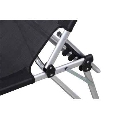 Siena Garden Dreibeinliege Sole Schwarz 214 Cm X 70 Cm X 45 Cm – Bild 8