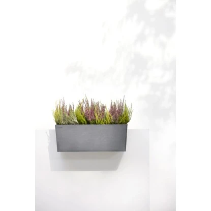 Ecopots Pflanztopf Bruges Hängend Grau 55 Cm X 20 Cm X 21 Cm – Bild 3