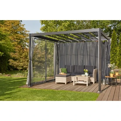 Siena Garden Seitenteile Florenz Für Pavillon Grau 300 Cm X 216 Cm – Bild 8