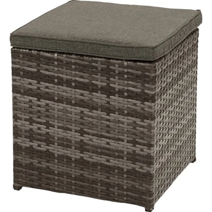 Lounge-Set Mit Esstisch Vermont 5-teilig Polyrattan Rechts Shadow Earth – Bild 5