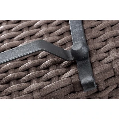 Gartenfreude Balkonkasten Polyrattan 47 Cm X 17 Cm Mocca 4er-Set – Bild 4