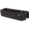 Gartenfreude Balkonkasten Polyrattan 82 Cm X 25 Cm Anthrazit