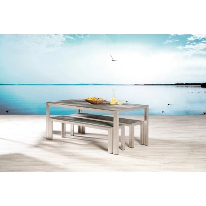 Gartenmöbel-Set Seattle Silber-Anthrazit – Bild 2