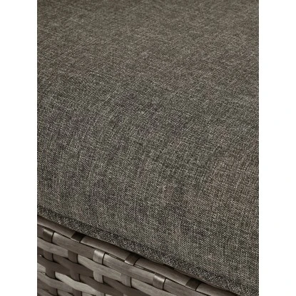 Lounge-Set Mit Esstisch Vermont 5-teilig Polyrattan Rechts Shadow Earth – Bild 7