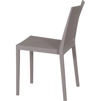 Siena Garden Lane Stapelstuhl 56 Cm X 46 Cm X 80 Cm Taupe – Bild 4