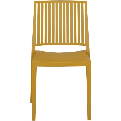 Siena Garden Lane Stapelstuhl 56 Cm X 46 Cm X 80 Cm Mustard – Bild 4