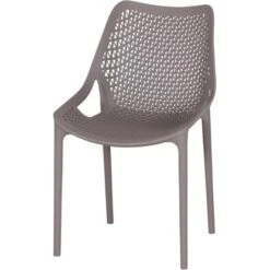 Siena Garden District Stapelsessel 50 Cm X 60 Cm X 81 Cm Taupe