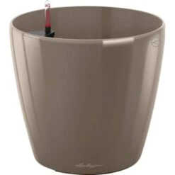 Lechuza Pflanzgefäß Classico Premium Ø 60 Cm X 56 Cm Taupe Hochglanz