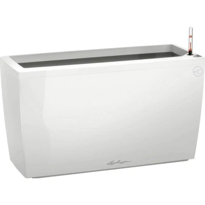 Lechuza Pflanzgefäß Cararo Premium 75 Cm X 30 Cm Weiß Hochglanz