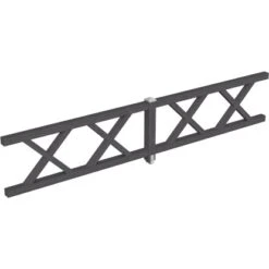 Skan Holz Brüstung Andreaskreuz 465 X 84 Cm Fichte Schiefergrau