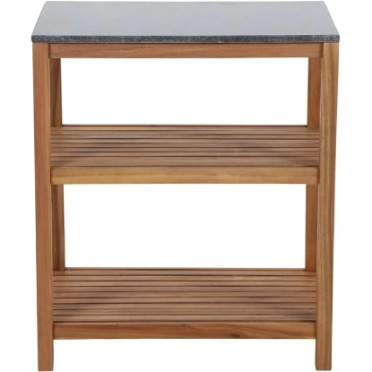 Siena Garden Riva Outdoor-kitchen Mittelteil Offen Granit Dunkelgrau Ca.52 X75cm – Bild 2