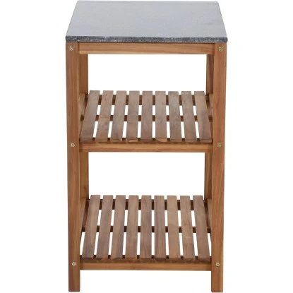 Siena Garden Riva Outdoor-kitchen Mittelteil Offen Granit Dunkelgrau Ca.52 X75cm – Bild 3