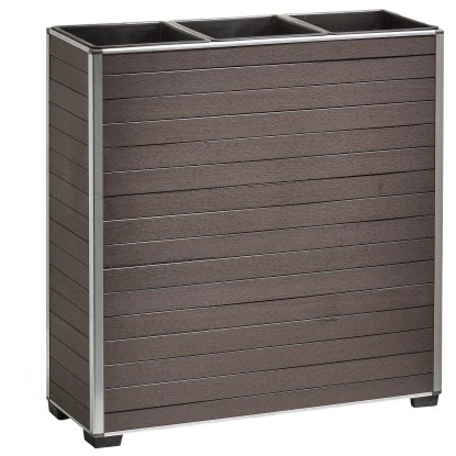 Gartenfreude Pflanzkübel WPC 74 Cm X 25,5 Cm X 75 Cm Braun