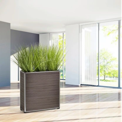 Gartenfreude Pflanzkübel WPC 74 Cm X 25,5 Cm X 75 Cm Braun – Bild 3