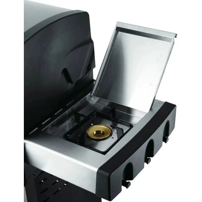 El Fuego Gasgrill Bellevue 5 Brenner Mit Seiten- Und Infrarotbrenner Silber – Bild 2