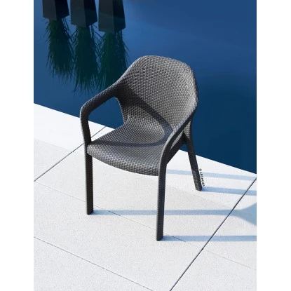 Lechuza Essstuhl Granit 84 X 58 X 57 Cm (HxBxL) – Bild 5