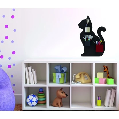 KalaMitica Metallplatte Katzen-Form 56 Cm X 38 Cm Anthrazit – Bild 3