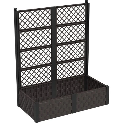 Duramax Rankkasten Mit Gitter Braun BxHxT: 110 Cm X 131 Cm X 55 Cm