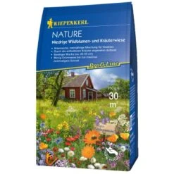Kiepenkerl Profi-Line Saatgut Niedrige Wildblumen- Und Kräuterwiese Nature 30 M²