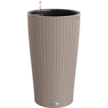 Lechuza Pflanzsäule Cilindro Cottage Sandbraun Ø 23 Cm Mit Erdbewässerungssystem