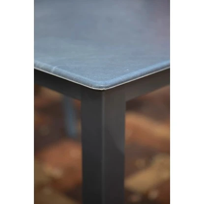 Acamp Set 4x Stapelsessel Urban Tisch Acaplan Loft 160x90 Cm Anthrazit-Schiefer – Bild 14