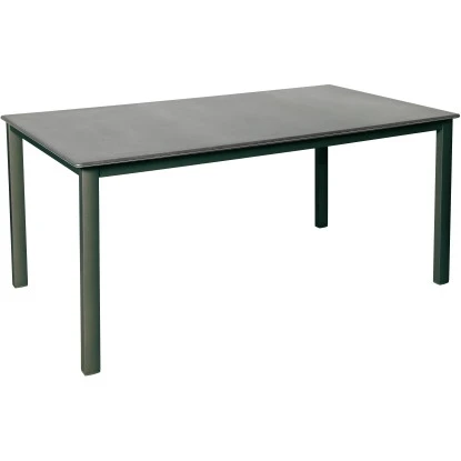 Acamp Set 4x Stapelsessel Urban Tisch Acaplan Loft 160x90 Cm Anthrazit-Schiefer – Bild 3