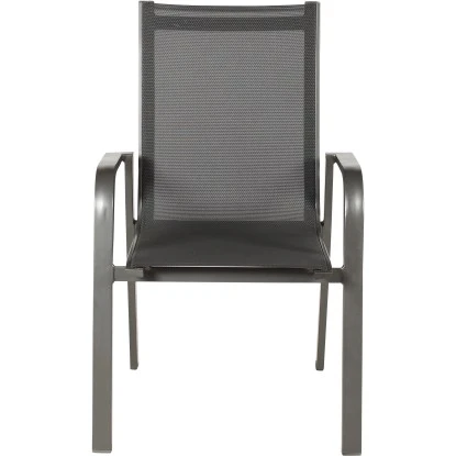 Acamp Set 4x Stapelsessel Urban Tisch Acaplan Loft 160x90 Cm Anthrazit-Schiefer – Bild 19