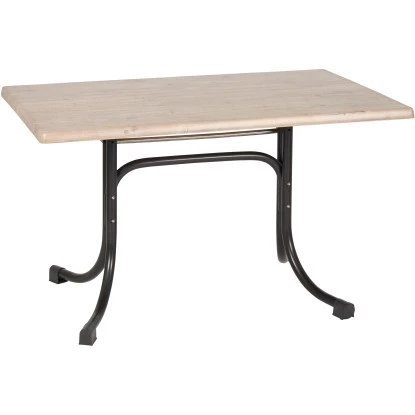 Acamp Set 4x Stapelsessel Manhattan 1x Tisch Boulevard 120 Cm X 80 Cm Anthrazit – Bild 15