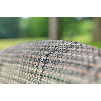 Acamp Set 4x Sessel Maui 1x Tisch Maui Ø 70 Cm Bambus-Cappuccino – Bild 8