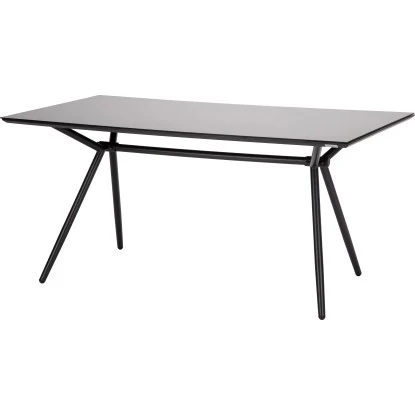 Acamp Set 4x Stapelsessel Alpha Rope 1x Glastisch Alpha Anthrazit-Cemento – Bild 2