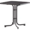 Sieger Boulevard-Klapptisch 70 Cm X 70 Cm Eisengrau/Anthrazit