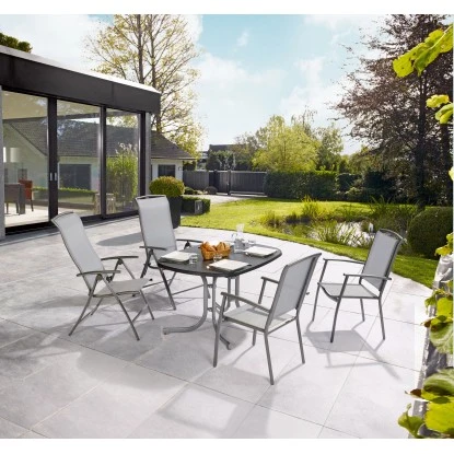 Stapelstuhl Vigo II Aus Textilen Grau – Bild 3