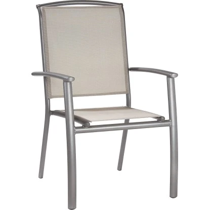 Stapelstuhl Vigo II Aus Textilen Grau