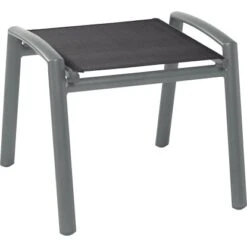 Hocker Vigo II Aus Textilen Schwarz