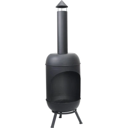 Stahlkamin Schwarz – Bild 2