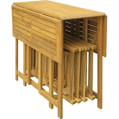 Balkonset Managua FSC® Teakoptik 5-teilig – Bild 6