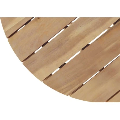 Gartentisch Tanami Rund FSC® Teakoptik Ø 110 Cm – Bild 3