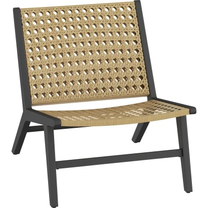 Balkonset Caddoa 3-teilig Schwarz-Natur – Bild 2