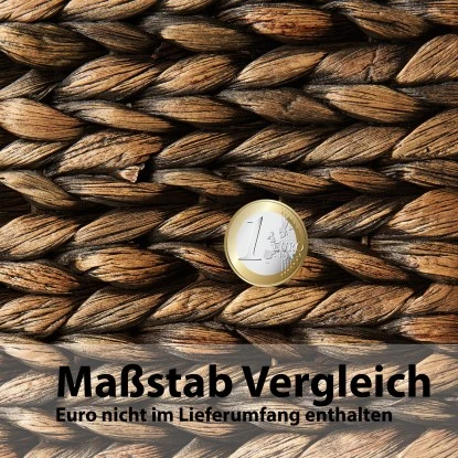 Gartenfreude Pflanzkübel Set Wasserhyaz. 38 X 38 X 77 Cm + 28 X 28 X 43 Cm Braun – Bild 3