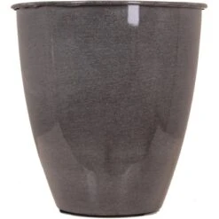 Metall-Vase Ø 32 Cm X 37 Cm Anthrazit