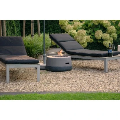 Dobar Outdoor-Feuerschale Mit Gasflamme Calido Ø 60 Cm Grau – Bild 6