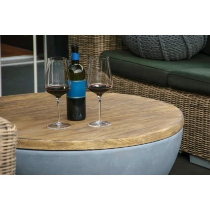 Dobar Outdoor-Feuerschale Mit Gasflamme Lunar Ø 90 Cm Grau – Bild 9