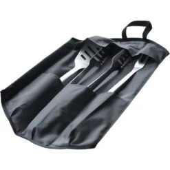 Enders®Premium Grillbesteck Edelstahl 3er Set Inkl. Tasche