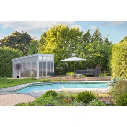 Palmako Pavillon Nova 13,0 M² Weiß Grundiert 417 Cm X 356 Cm – Bild 3