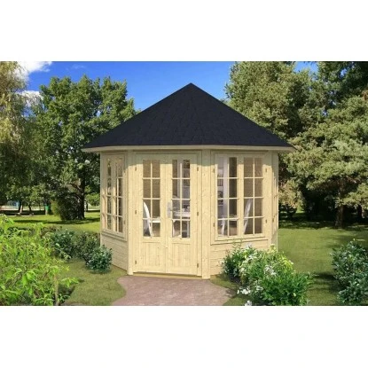 Finntherm Pavillon Louise-40 Naturbelassen 288 Cm X 288 Cm