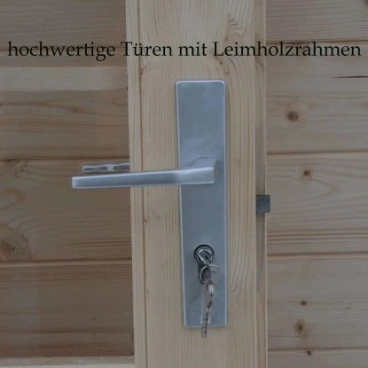 Finntherm Pavillon Louise-40 Naturbelassen 288 Cm X 288 Cm – Bild 2