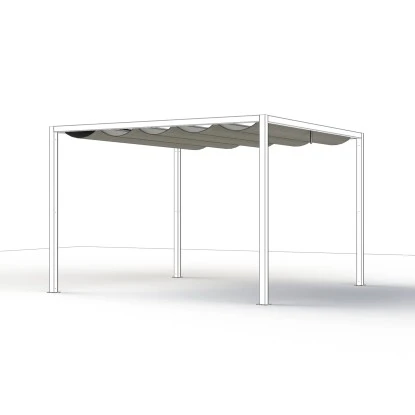 Siena Garden Dachbezug Für Schattenmanufaktur Grau 300 Cm X 300 Cm – Bild 3