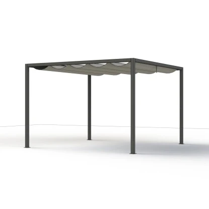 Siena Garden Dachbezug Für Schattenmanufaktur Grau 300 Cm X 300 Cm – Bild 5