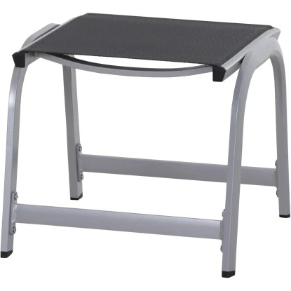 Siena Garden Hocker Tesoro Zerlegt Silber 52 Cm X 52 Cm X 45 Cm